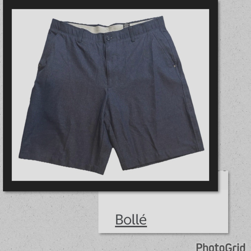 Bolle Golf - Athletic - Shorts - Men's Size 34 Navy Blue 9.5" Inseam - Stretch